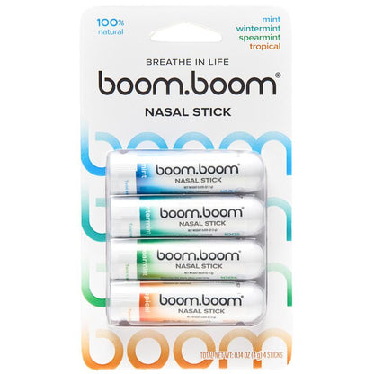 Nasal Stick | Vapor Flow Technology | Cool Refreshing Sensation | Natural Mood Boost | Simple Ingredients | Essential Oils + Menthol Inhaler (Mint, Wintermint, Tropical, Spearmint)