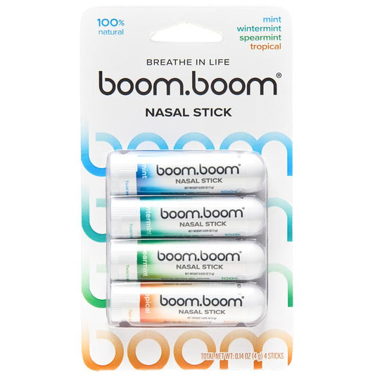 Nasal Stick | Vapor Flow Technology | Cool Refreshing Sensation | Natural Mood Boost | Simple Ingredients | Essential Oils + Menthol Inhaler (Mint, Wintermint, Tropical, Spearmint)