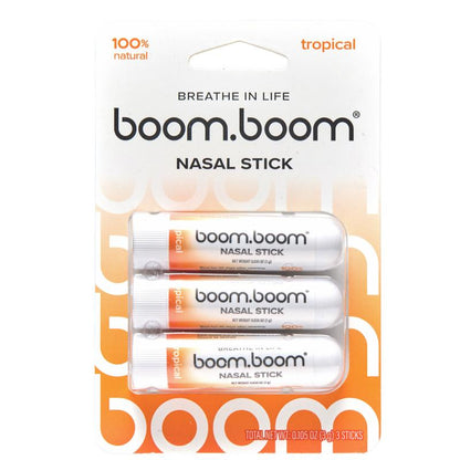 Nasal Stick | Vapor Flow Technology | Cool Refreshing Sensation | Natural Mood Boost | Simple Ingredients | Essential Oils + Menthol Inhaler (Mint, Wintermint, Tropical, Spearmint)